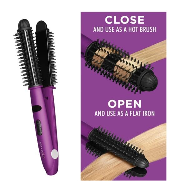 InStyler Ionic Pro Hair Straightener Flat Iron Hair Dryer Brush Curling Iron NWT - Picture 2 of 6